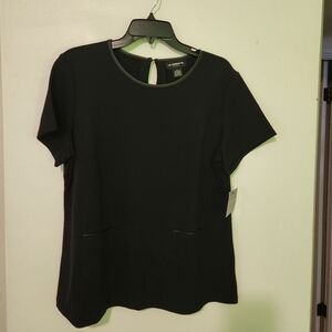 Liz Claiborne Career Classic Black Women's Top - Size L
